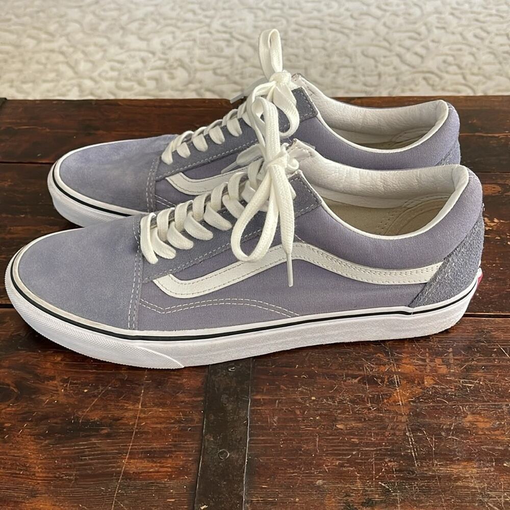 Men's Vans Old Skool Blue Granite Suede Sneakers Size 10